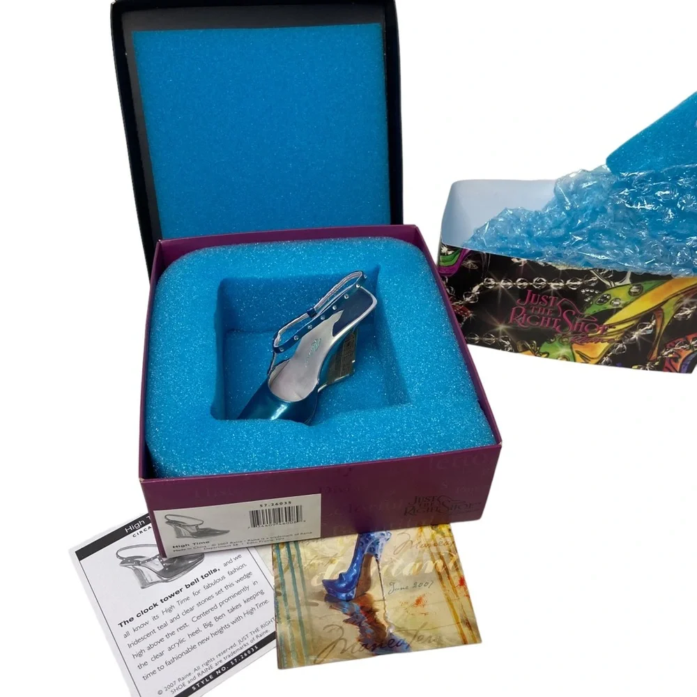Just The Right Shoe HIGH TIME Rare By Lorraine Vail Big Ben Tower